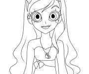 Coloriage Princesse Iris illustratiion de LoliRock