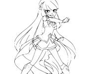 Coloriage Talia, la princesse de Xeris LoliRock