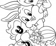 Coloriage Dessin Looney Tunes personnages