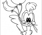 Coloriage Looney Tunes Bip Bip  bébé