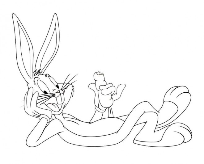 Coloriage et dessins gratuits Looney Tunes Bugs en ligne à imprimer à imprimer
