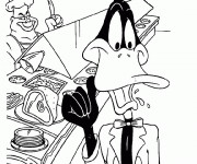 Coloriage Looney Tunes Daffy en ligne