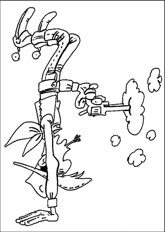 Coloriage et dessins gratuits Lucky Luke en noir et blanc à imprimer