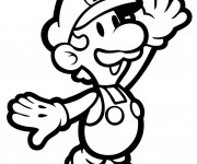 Coloriage Luigi