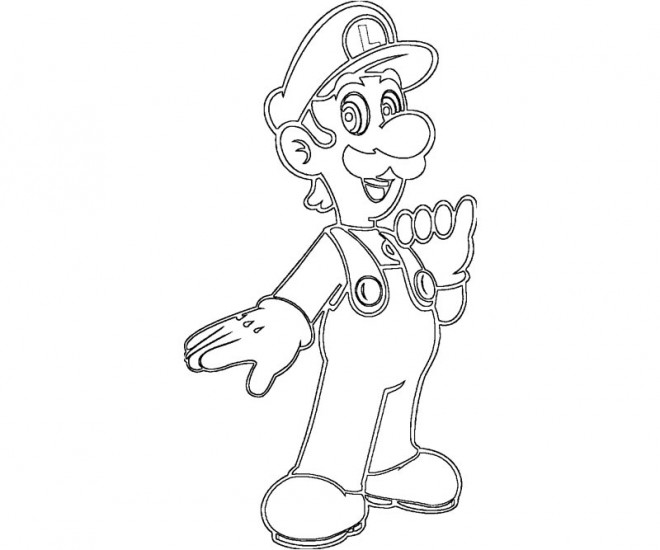 Coloriage et dessins gratuits Luigi coloriage à imprimer