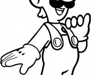 Coloriage Luigi en ligne