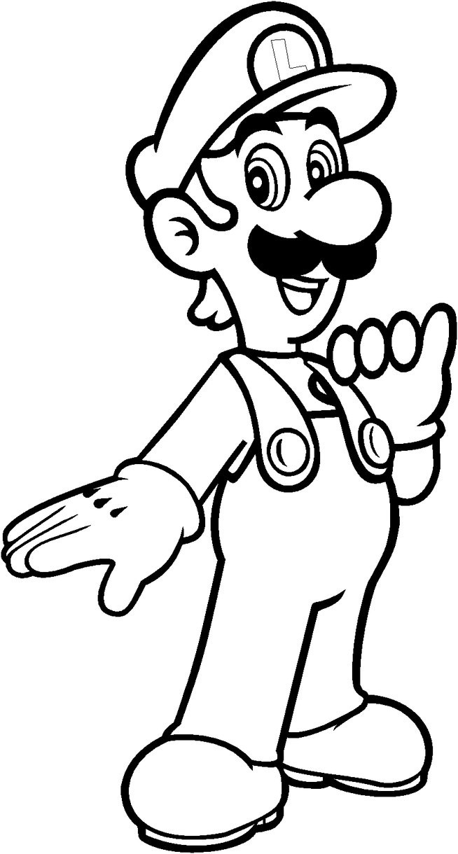Coloriage et dessins gratuits Luigi en ligne à imprimer