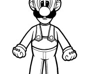 Coloriage Luigi gratuit