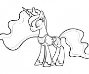 Coloriage Celestia gratuit à colorier