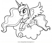 Coloriage et dessins gratuit Celestia pour enfant à imprimer