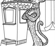 Coloriage Gia de Madagascar