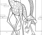 Coloriage Madagascar 30