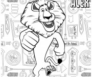 Coloriage Madagascar en ligne