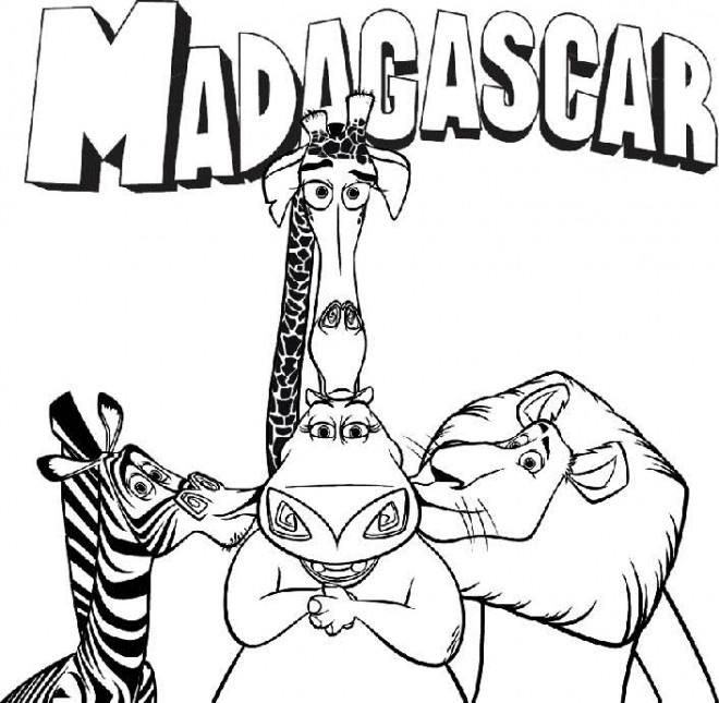 Coloriage et dessins gratuits Madagascar film à imprimer