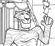 Coloriage Personnage Vitaly de Madagascar