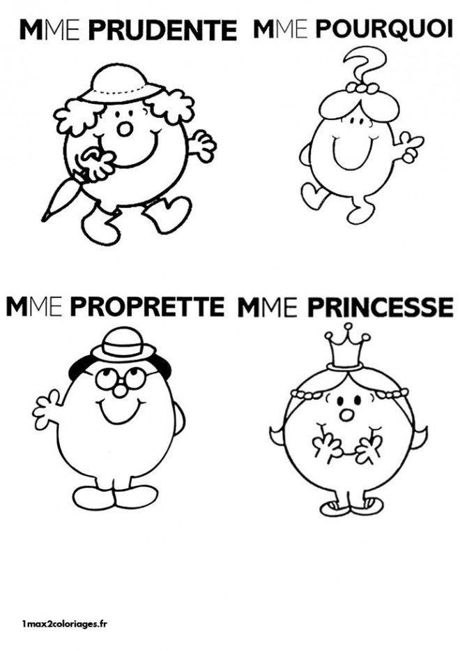 Coloriage et dessins gratuits Madame Patate dessin animé à imprimer
