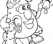 Coloriage Madame Patate en couleur