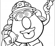 Coloriage Madame Patate te salue