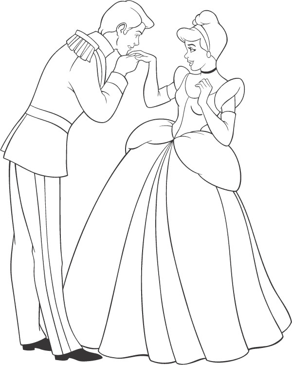 Cendrillon Coloriage Gratuit En Ligne