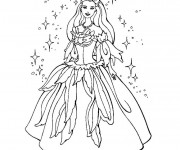 Coloriage Princesse disney facile