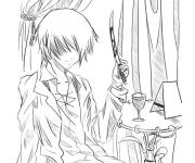Coloriage Boy Next de manga japonais