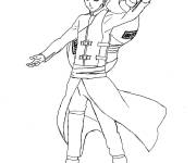 Coloriage Gaara Gar&ccedil;on de manga