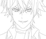 Coloriage Garcon Ayato Sakamaki de manga