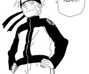 Coloriage Gar&ccedil;on de Manga Naruto
