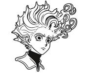 Coloriage Gar&ccedil;on du manga JoJo's Bizarre Adventure