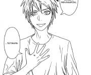 Coloriage Garcon Manga Kuroko no Basuke