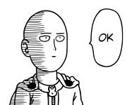 Coloriage Gar&ccedil;on Manga One Punch Man