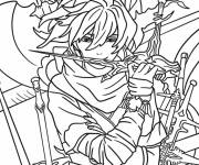 Coloriage Gar&ccedil;on Merle