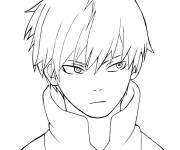 Coloriage Gar&ccedil;on Shota Torodoki de manga