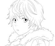 Coloriage Gar&ccedil;on Yukine manga