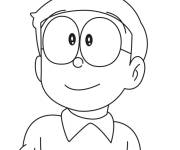 Coloriage Manga Gar&ccedil;on gentil