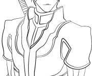 Coloriage Manga gar&ccedil;on Ichigo Kurosaki