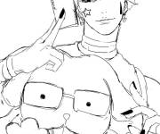 Coloriage Mec Hisoka de l'anime japonais