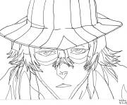 Coloriage Bleach Kiskue Urahara