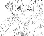 Coloriage Dazai Osamu