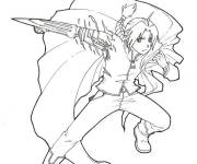 Coloriage Edward Elric Fullmetal Alchemist
