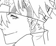 Coloriage Gar&ccedil;on d&rsquo;anime