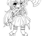 Coloriage Manga Chibi