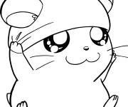 Coloriage Manga Hamtaro