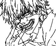 Coloriage Manga Kaneki 