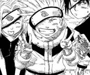 Coloriage et dessins gratuit Manga Naruto Difficile  à imprimer