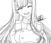 Coloriage Manga Zero Two