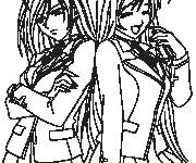 Coloriage Rosario + Vampire