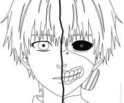Coloriage Tokyo Ghoul Touka Kirishima Manga