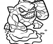 Coloriage et dessins gratuit Dessin Bowser Mario Bros à imprimer