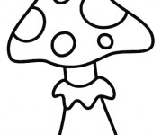 Coloriage et dessins gratuit Toad le Champignon pour enfant à imprimer